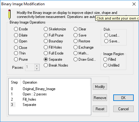 Modify Dialog